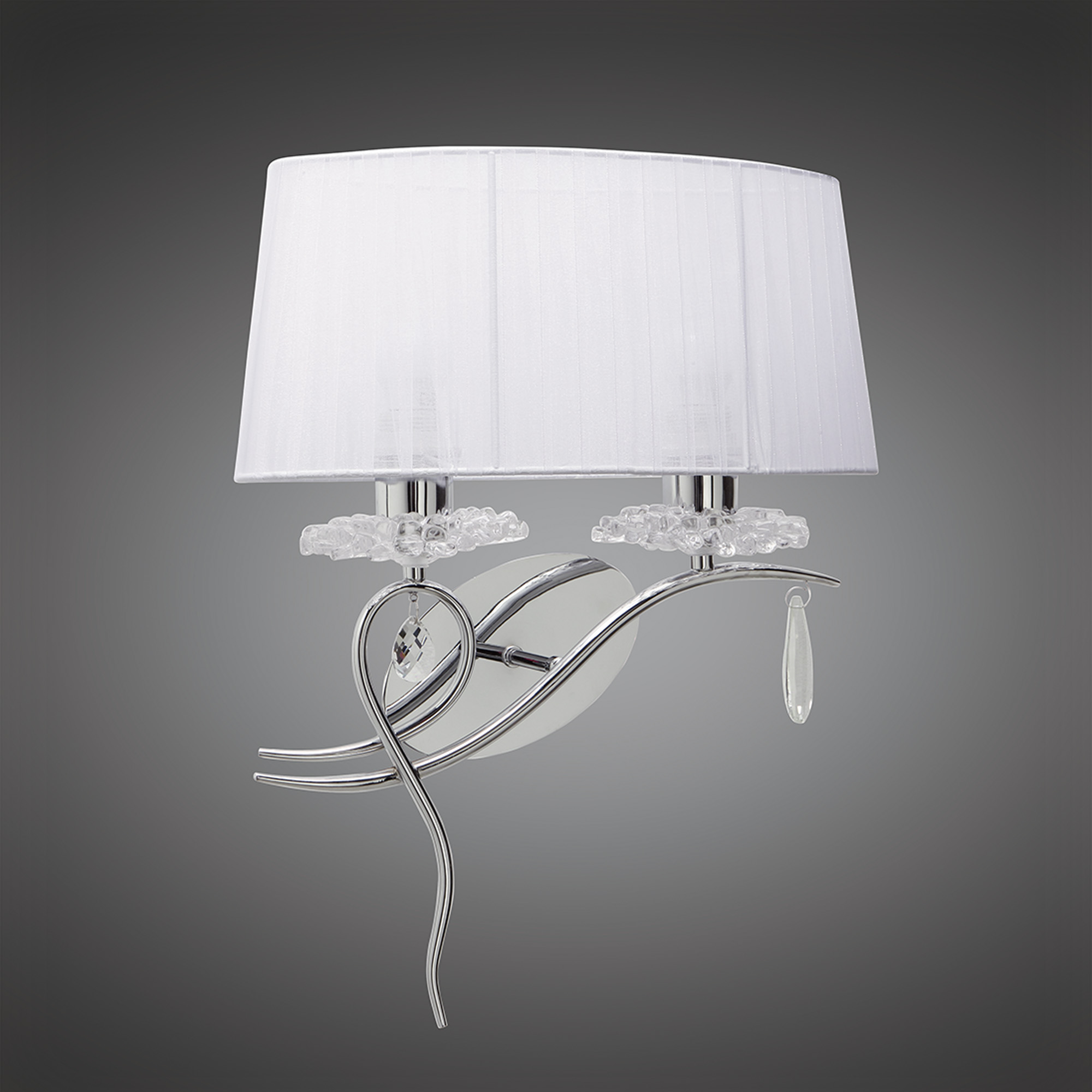M5276  Louise Crystal Wall Lamp 2 Light